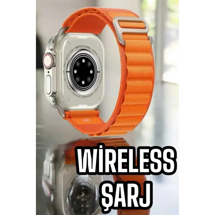 Yeni Nesil Akıllı Saat Nabız Ölçer Sağlık Ölçer ve Kalori Ölçer Uyku Takibi NFC Özelliği