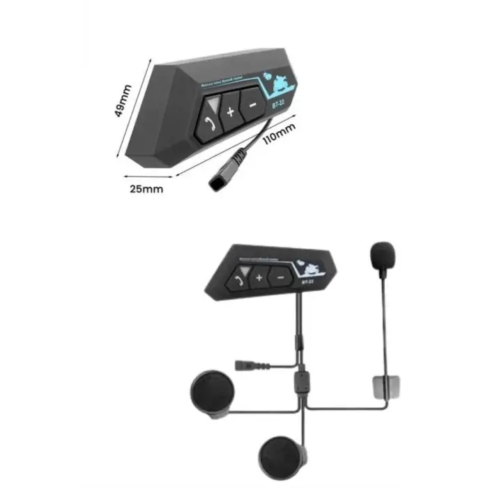 Yeni Nesil Dinleme Ve Konuşma Özellikli Intercom Kask Kulaklığı 5.0 Bluetooth