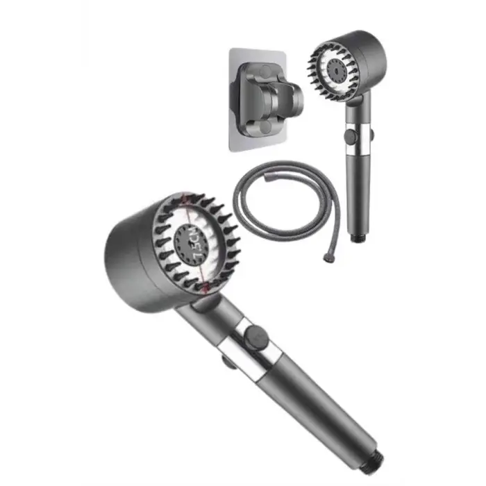 Yeni Nesil Duş Başlığı Paslanmaz Çelik Masaj Etkili Ergonomik Tasarım Su Basınçlı