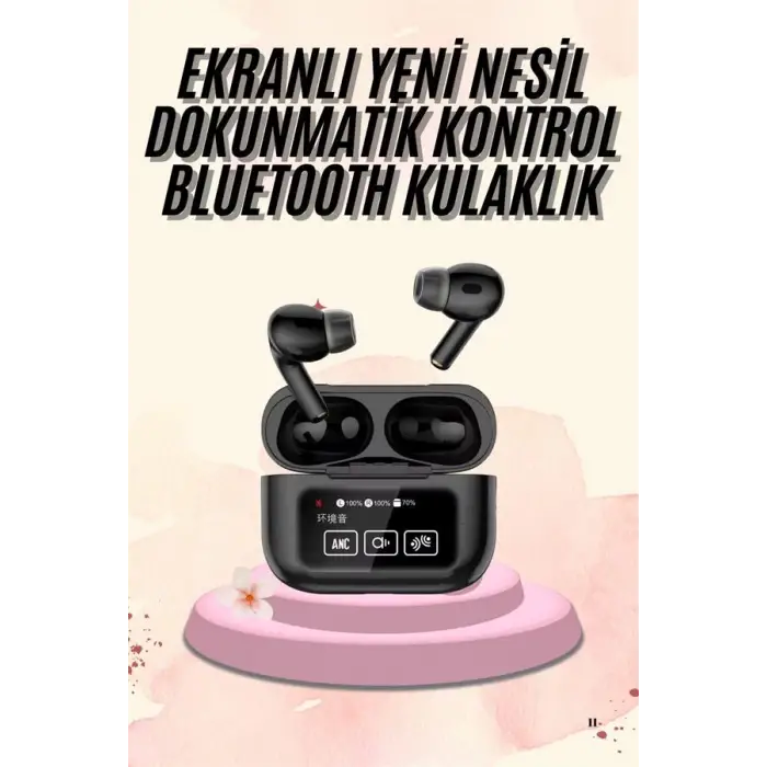 Yeni Nesil Pro Ekranlı Bluetooth Kulaklık 5.0 Bluetooth