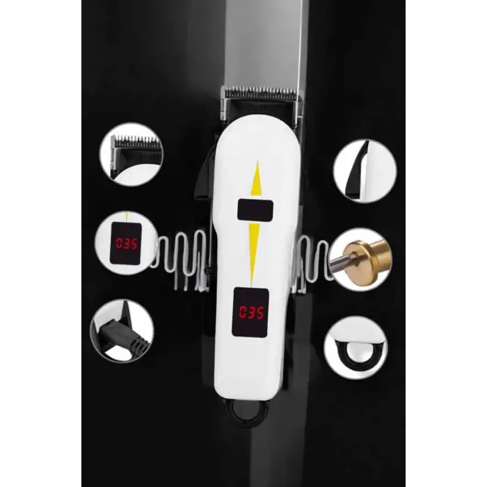 Yeni Nesil Tıraş Makinesi Uzun Şarjlı Paslanmaz Çelik Bıçaklı