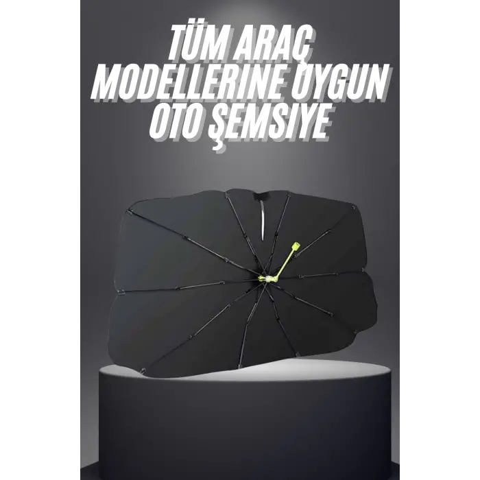 Yeni Nesil Tüm Araç Modellerine Uygun Oto Şemsiye Katlanabilir UV Işınlarına Karşı