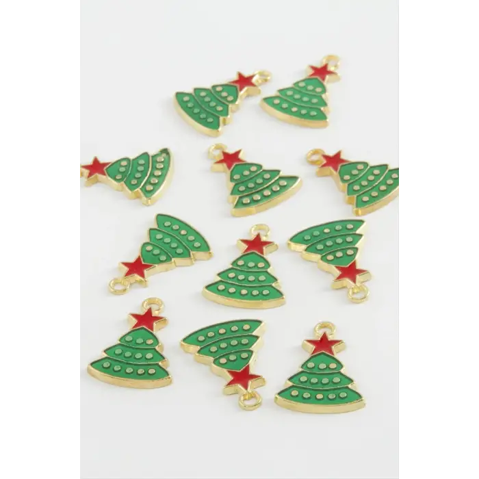 Yılbaşı Ağacı Mineli Kolye Ucu 1 Adet