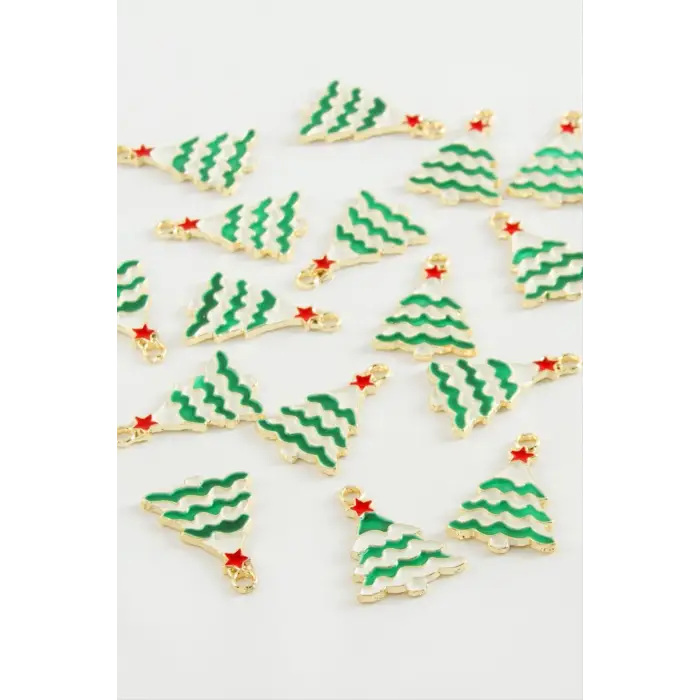 Yılbaşı Ağacı Mineli Kolye Ucu 1 Adet