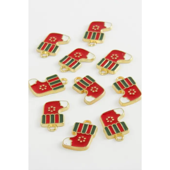 Yılbaşı Çorap Mineli Kolye Ucu 1 Adet