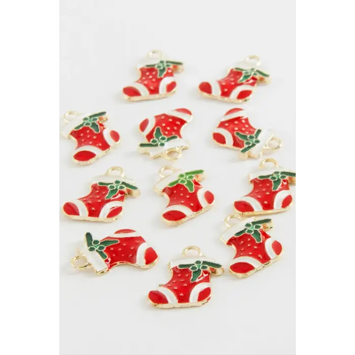 Yılbaşı Çorap Mineli Kolye Ucu 1 Adet