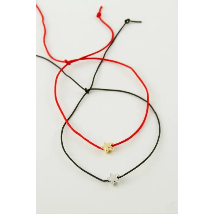 Yıldız Arkadaşlık İp Bileklik 2 Adet