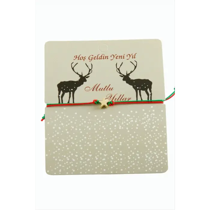 Yıldız Çift İpli Yılbaşı Bilekliği