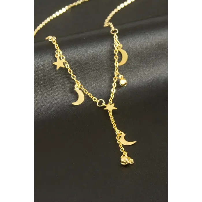 Yıldız Hilal Y Kolye