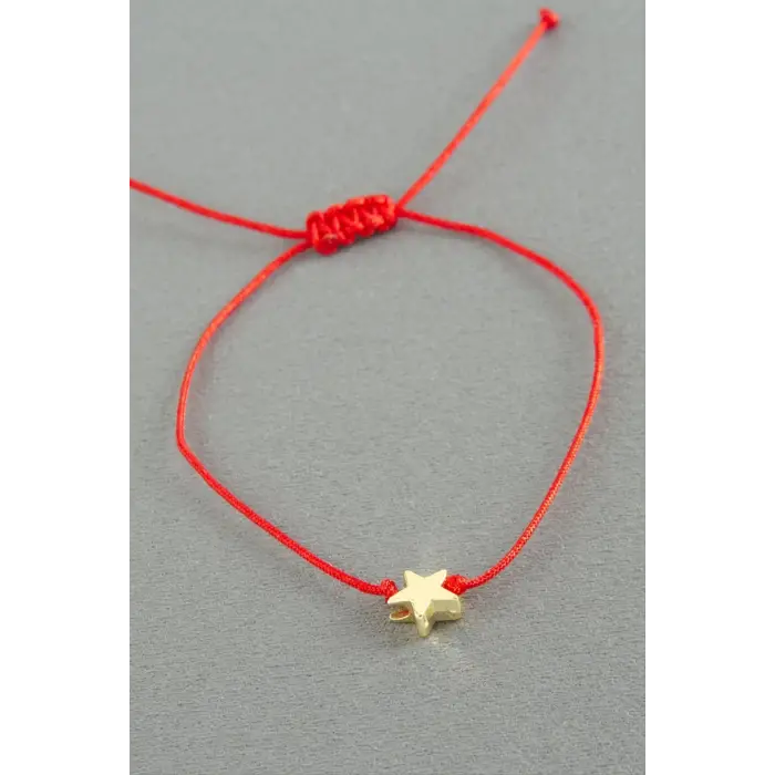 Yıldız Makrome İp Bileklik