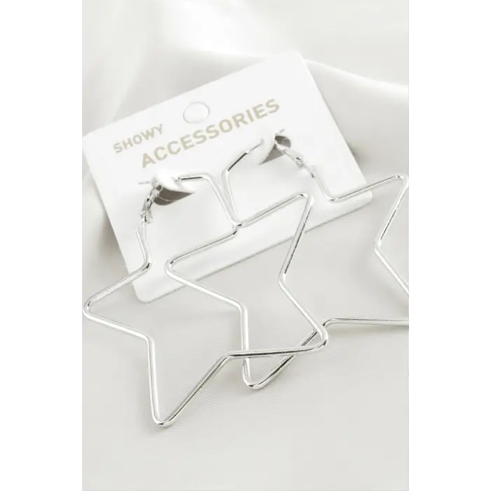 Yıldız Metal Küpe