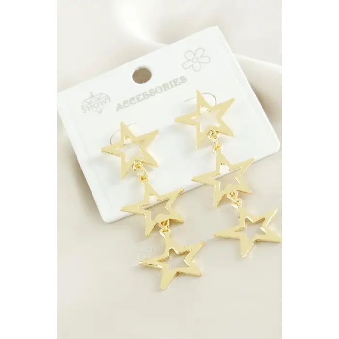 Yıldız Metal Küpe