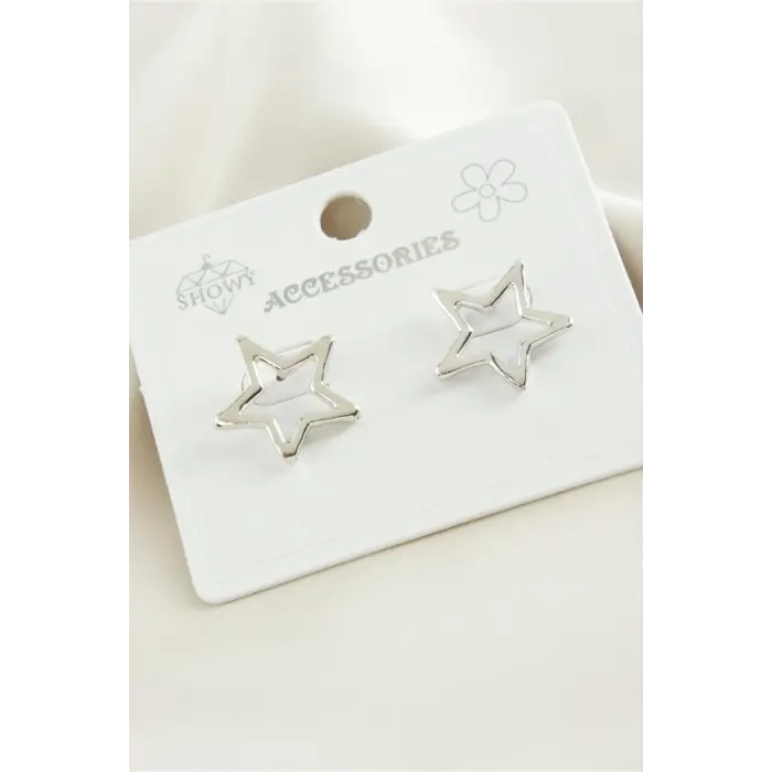 Yıldız Metal Küpe