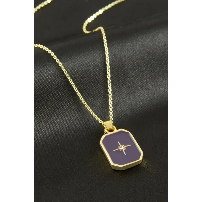 Yıldız Mineli Kolye