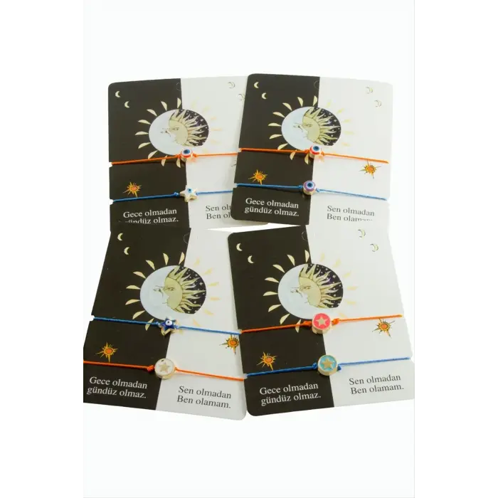 Yıldız Nazar İp Bileklik 2 Adet