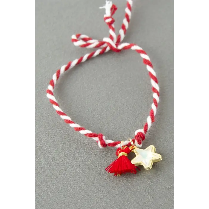 Yıldız Püskül Marteniçka İp Bileklik