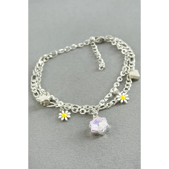 Yıldız Şans Mineli Çelik Bileklik