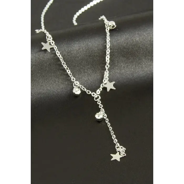 Yıldız Taşlı Y Kolye
