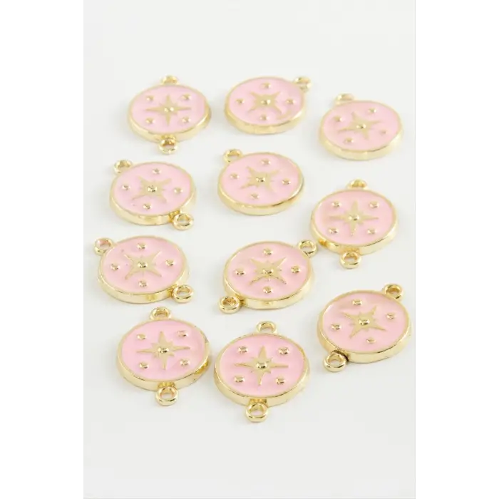 Yıldız Tek Kulplu Mineli Bileklik ve Kolye Ucu Aparatı 1 Adet