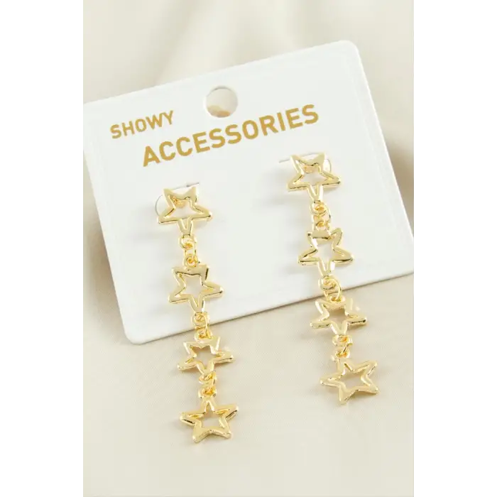 Yıldız Trend Metal Küpe