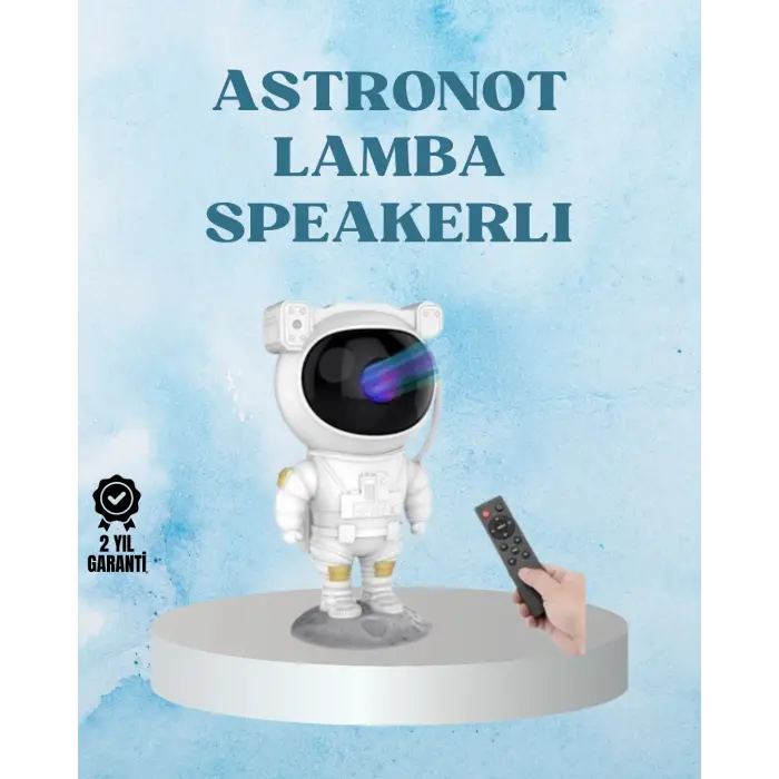 Yıldız ve Ay Efektli Uzaktan Kumandalı Projeksiyon Lamba