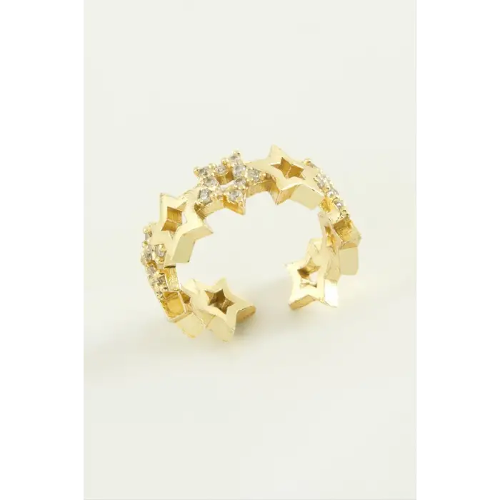 Yıldız Zirkon Taşlı Yüzük