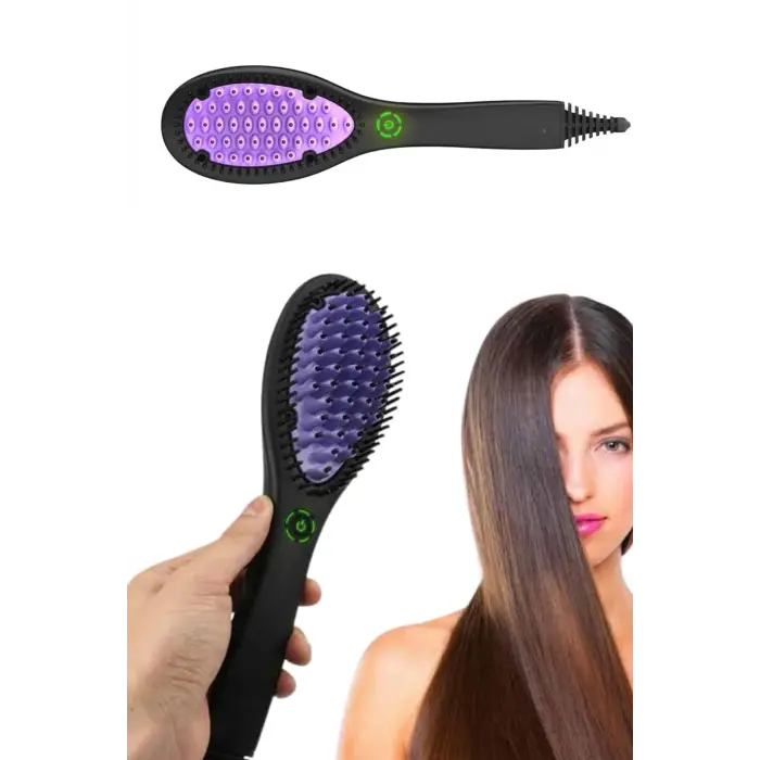 Yıpranma Karşıtı Saç Düzleştirici Tarak Fön Tarak 5 Kademeli