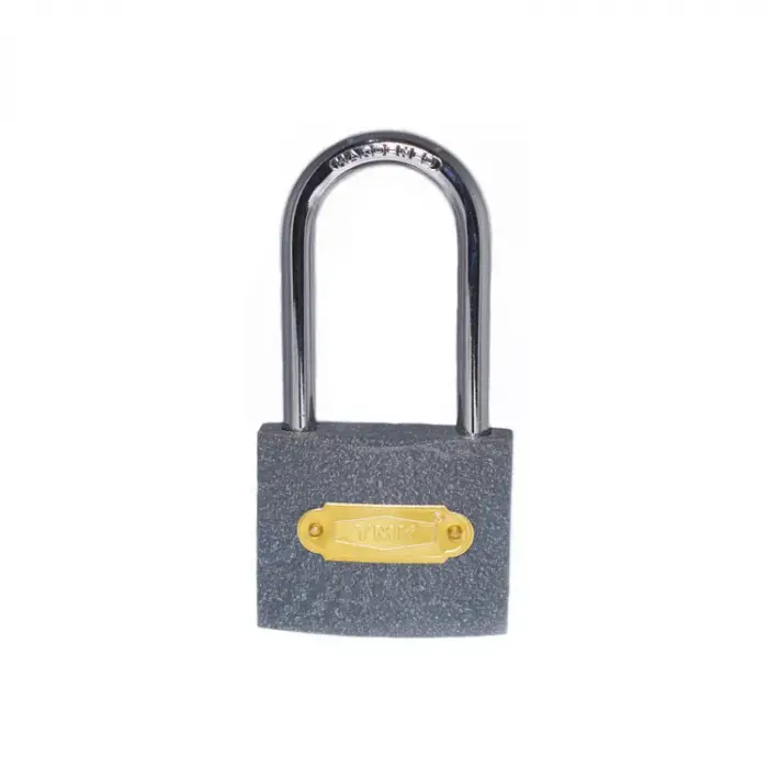 Eco Lounge YMK Eko Gri Döküm Uzun Kancalı Asma Kilit 32mm