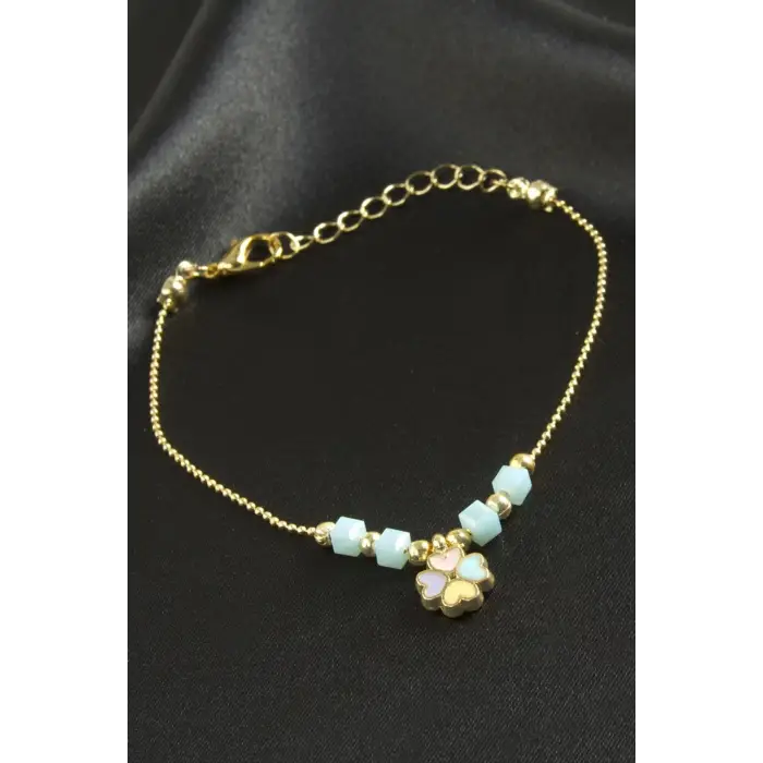 Yonca Küp Kristal Bileklik