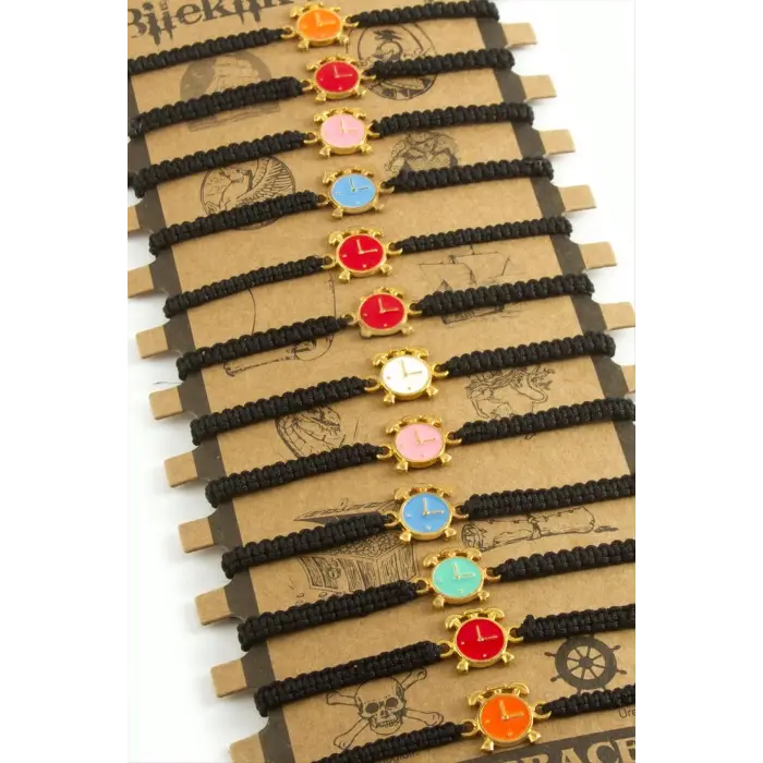 Yonca Makrome Örgülü Bileklik