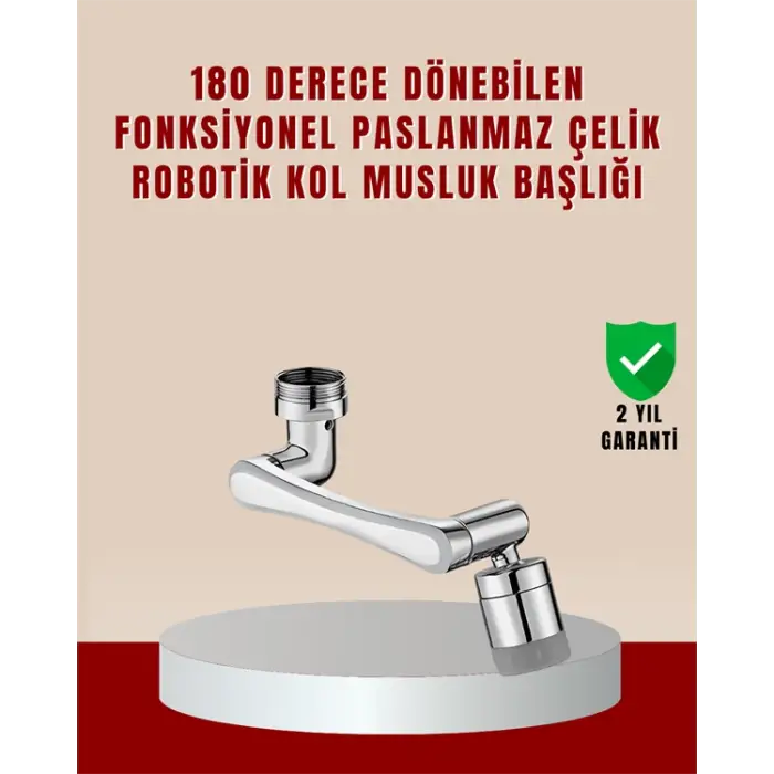 Yüksek Basınçlı Musluk Havalandırıcı – Köpük & Sprey Modlu, Su Tasarruflu Başlık