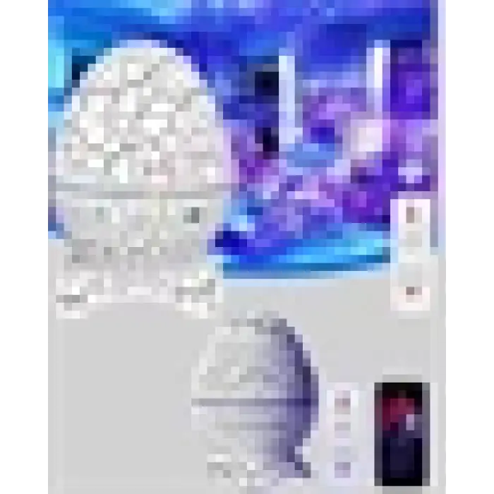 Yüksek Çözünürlüklü LED Galaksi Projektör + 19 Sesli Uyku Makinesi