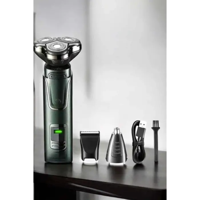 Yüksek Performanslı 3 Başlıklı Profesyonel Tıraş Makinesi