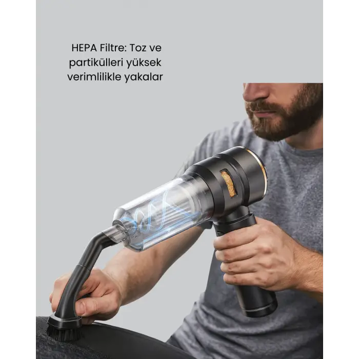 Yüksek Performanslı Araç İçi El Süpürgesi