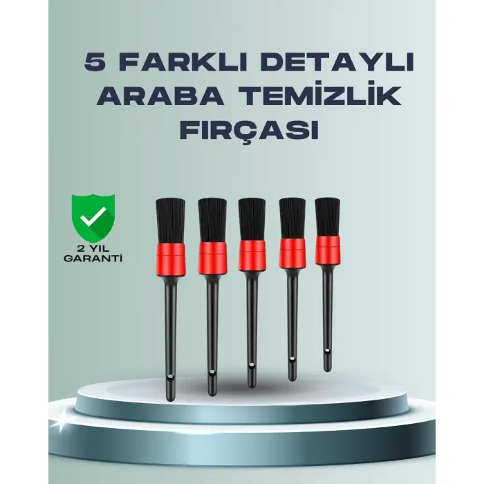 Yumuşak Kıllı Araç Bakım Fırça Takımı