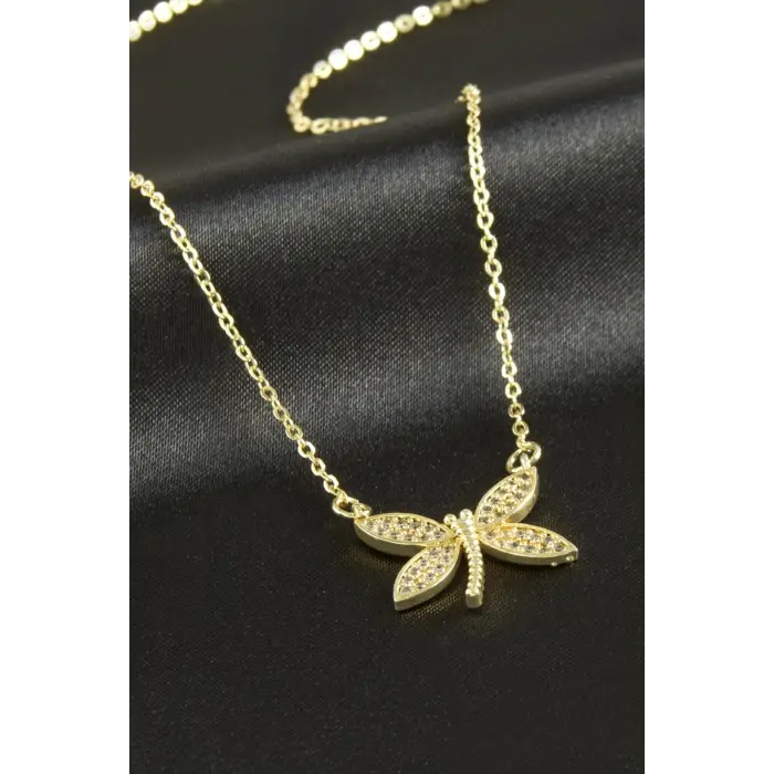 Yusufçuk Zirkon Taşlı Kolye