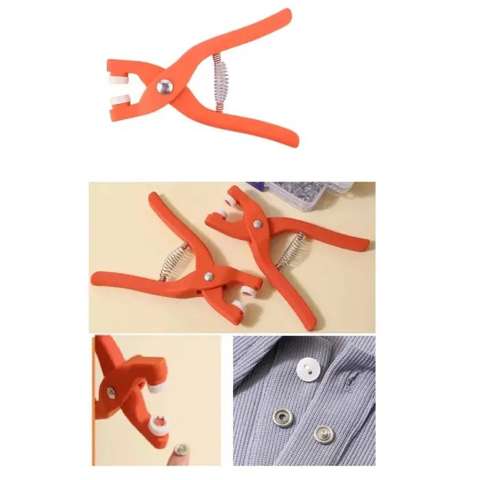 Yuvarlak Halkalı Kuş Gözü Pensesi 9.5 Mm - Saklama Kutulu Bebek Elbise Çıtçıt Montaj Seti (336336)