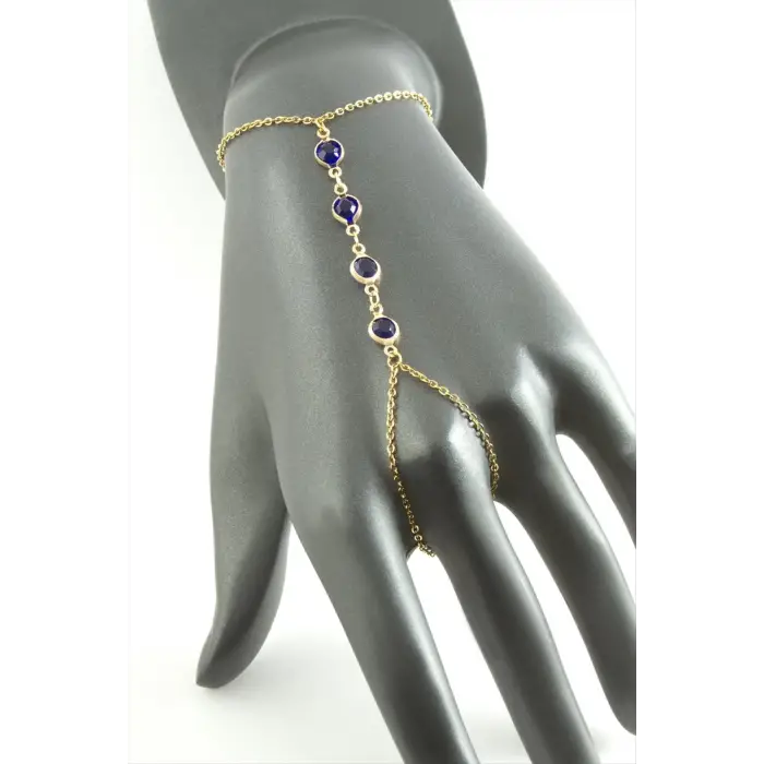 Yuvarlak Taşlı Çelik Şahmeran