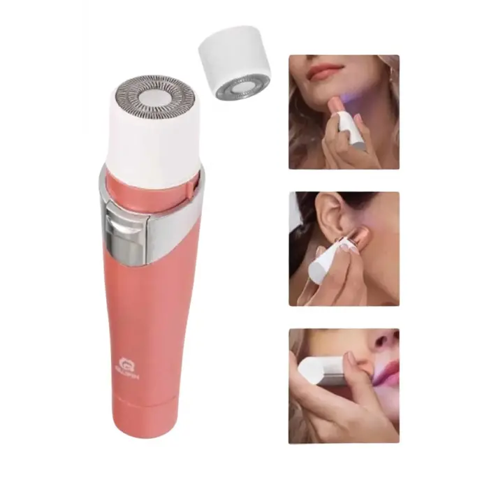 Yüz Kaş ve Tüm Vücut Epilasyon Aleti 3 Başlıklı Hassas Ciltlere Uygun Epilatör