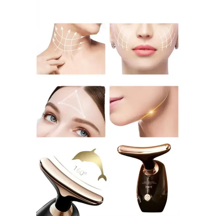 Yüz Masaj Aleti Boyun ve Yüz EMS Güzellik Cihazı Cilt Sıkılaştırma Cilt Gençleştirme Cihazı