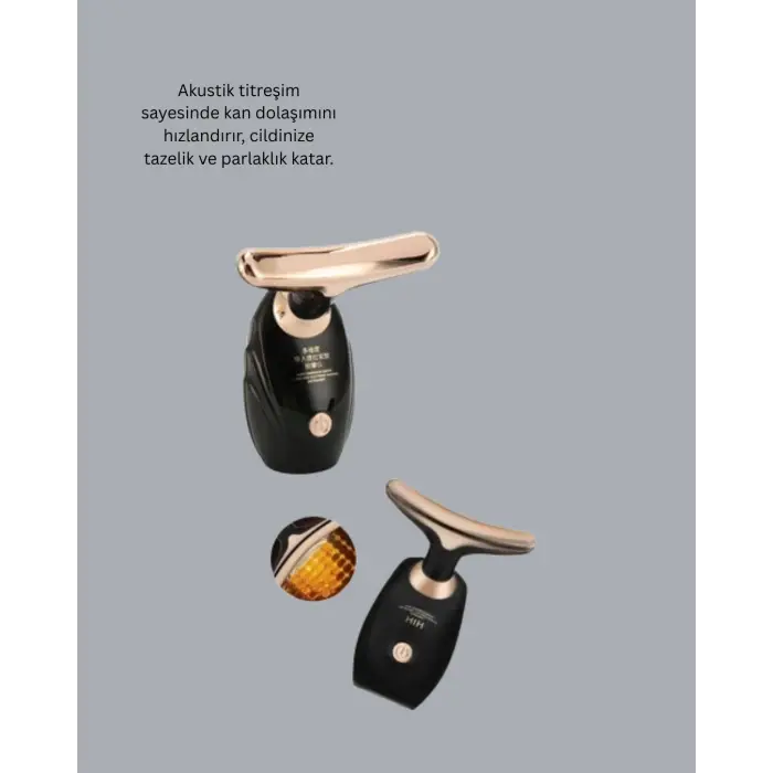 Yüz Ve Boyun İçin Cilt Sıkılaştırıcı Masaj Cihazı