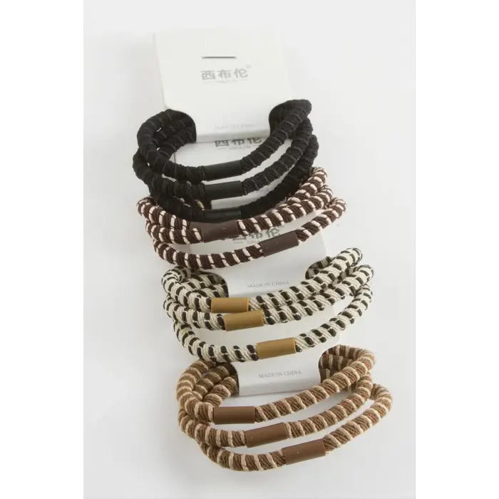 Zebra Desenli Lastikli Toka 2 Adet