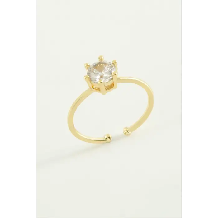 Zirkon Tektaşlı Yüzük