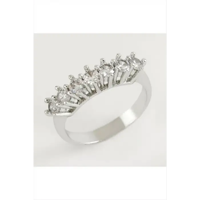 Zirkon Yedi Taşlı Yüzük