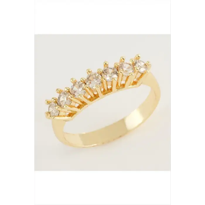 Zirkon Yedi Taşlı Yüzük