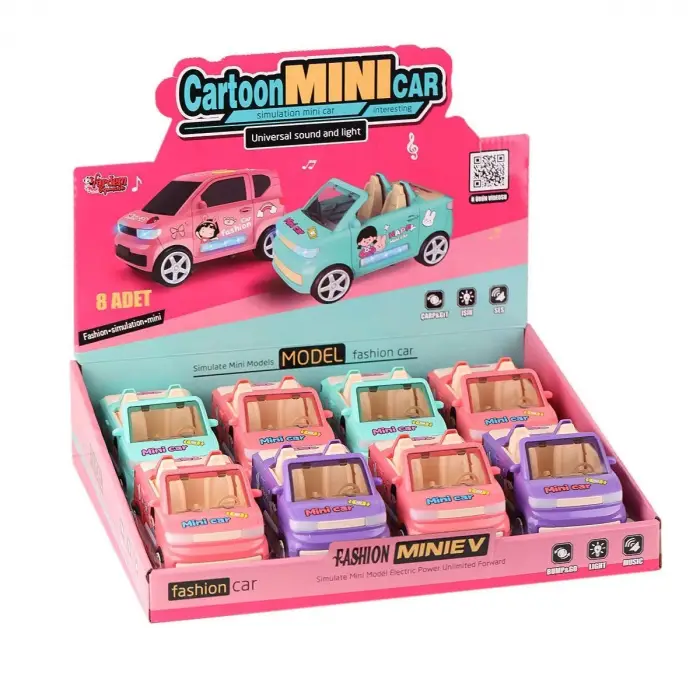 ZR169-1  Işıklı Müzikli Çarp Dön Üstü Açık Araba  - 1 Adet Stokta Olan Gönderilir