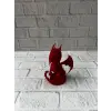 12 cm Kırmızı Ejderha Figürü Koleksiyonluk Dekoratif Biblo