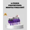 12 Parça Makyaj Fırça Seti – Profesyonel ve Günlük Kullanıma Uygun