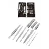 12 Parça Manikür Pedikür Seti Tırnak Bakımı Nasır Temizleme El Ayak Bakımı