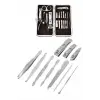 12 Parça Manikür Pedikür Seti Tırnak Bakımı Nasır Temizleme El Ayak Bakımı